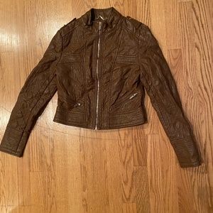 Faux Leather Jacket